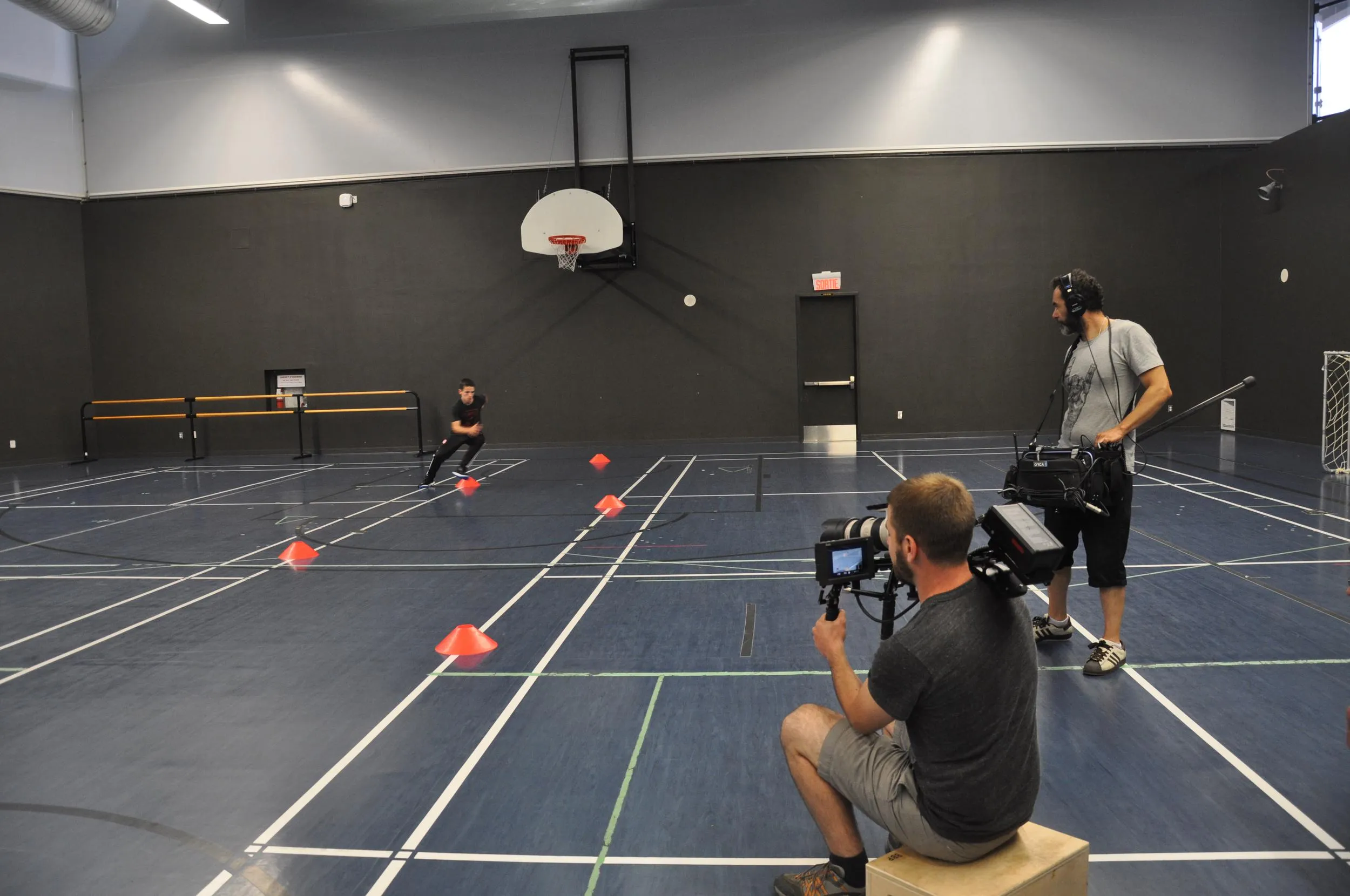 Sports Experts — Campagne Jeux du Québec 2016, athlète en action