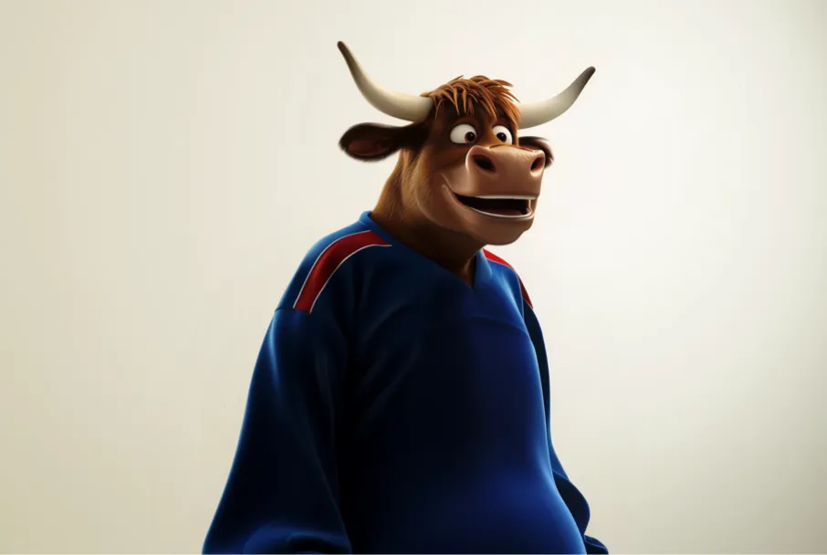 First TV commercial with NHL player & AI cow — Black Box Productions