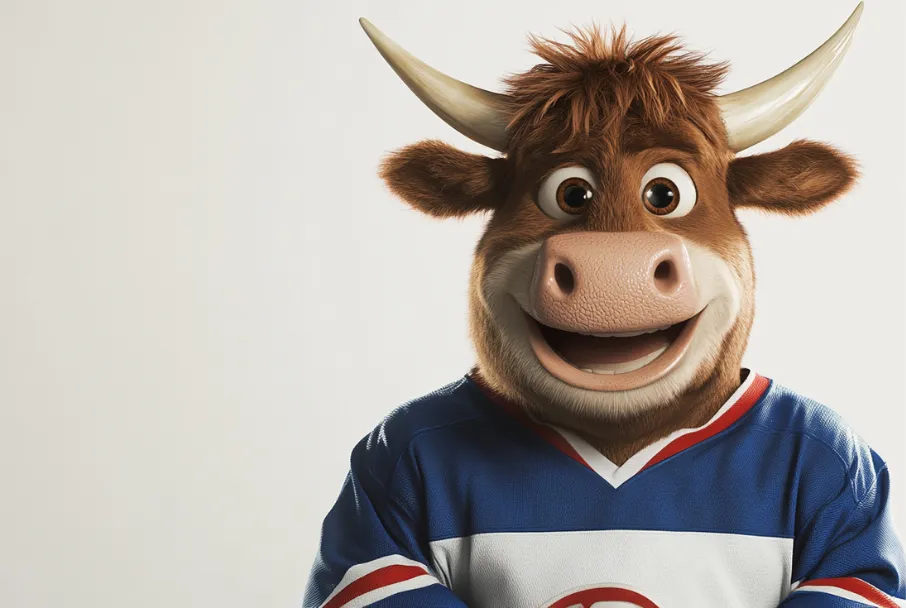 First TV commercial with NHL player & AI cow — Black Box Productions