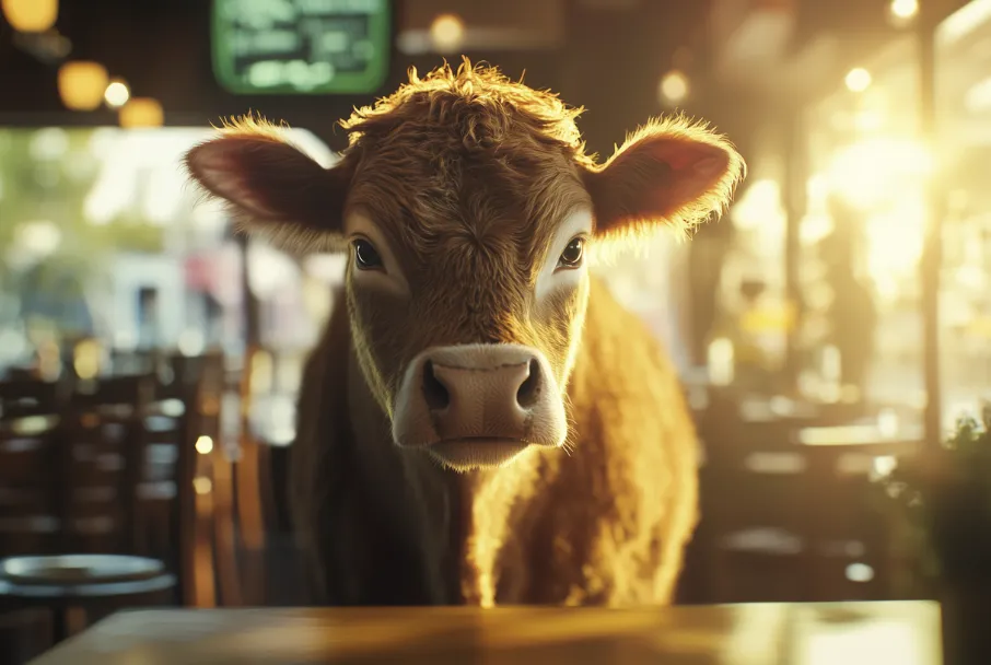 First TV commercial with NHL player & AI cow — Black Box Productions