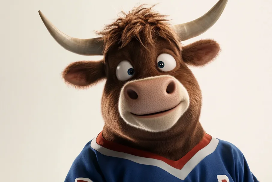 First TV commercial with NHL player & AI cow — Black Box Productions