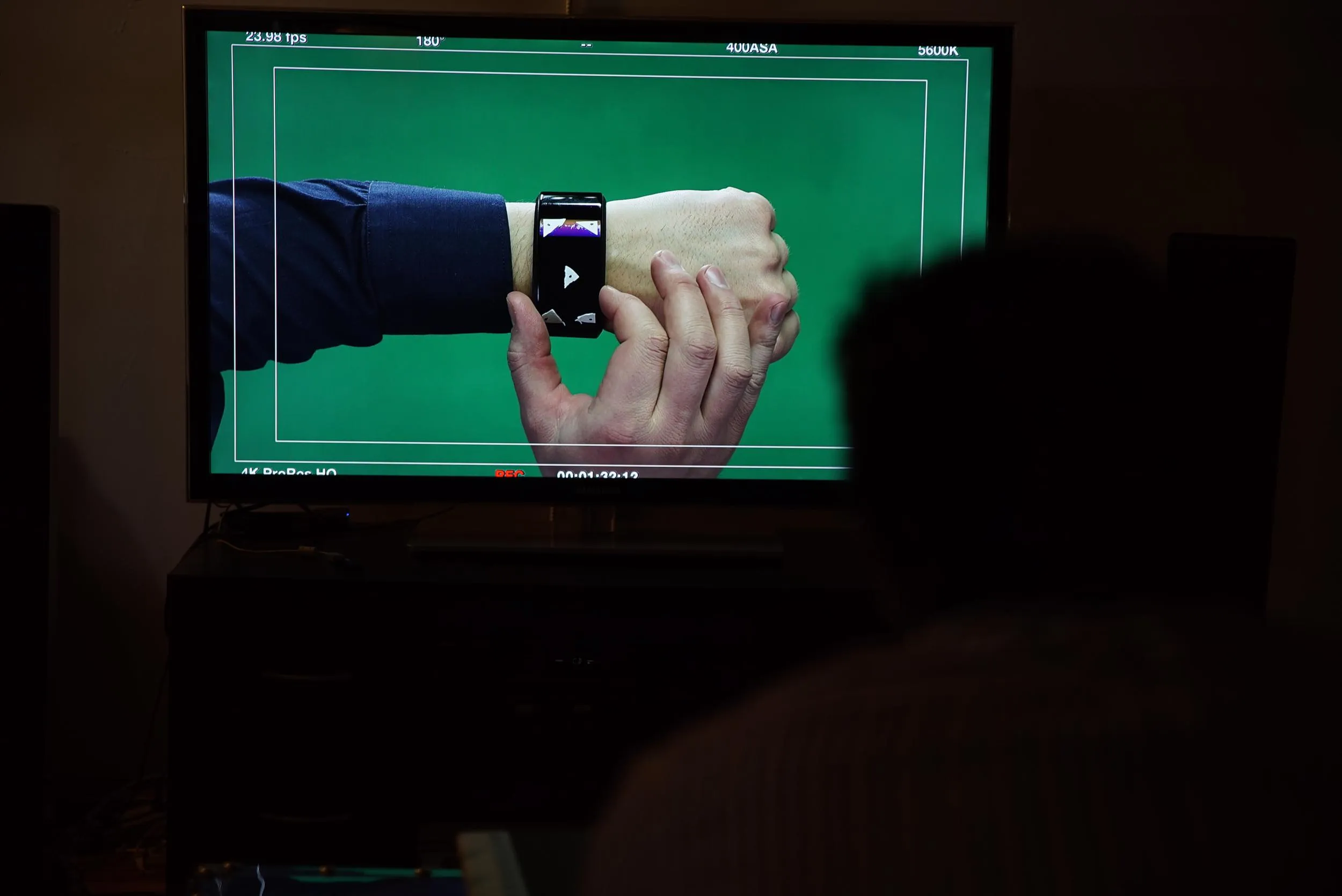 Neptune Duo — installation fond vert