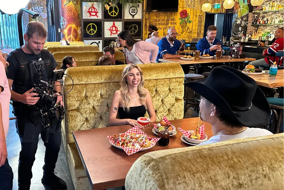 Publicité La Belle et La Boeuf — Coulisses