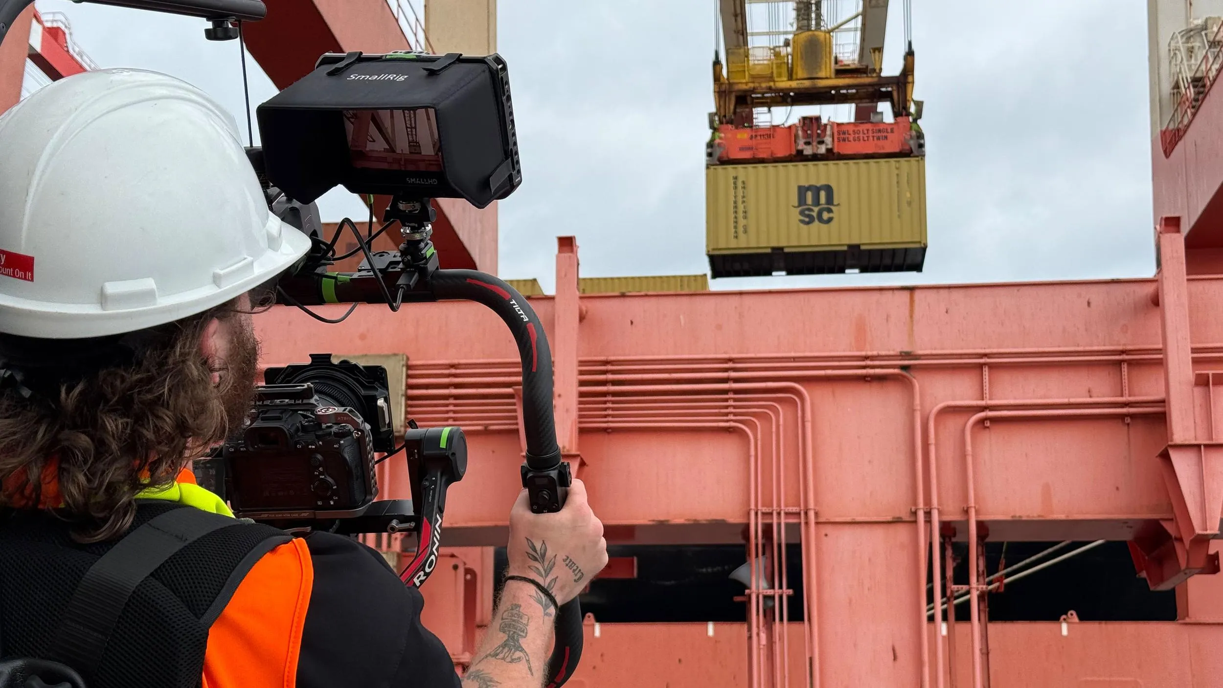 Tournage MSC Canada à Halifax — patrimoine maritime