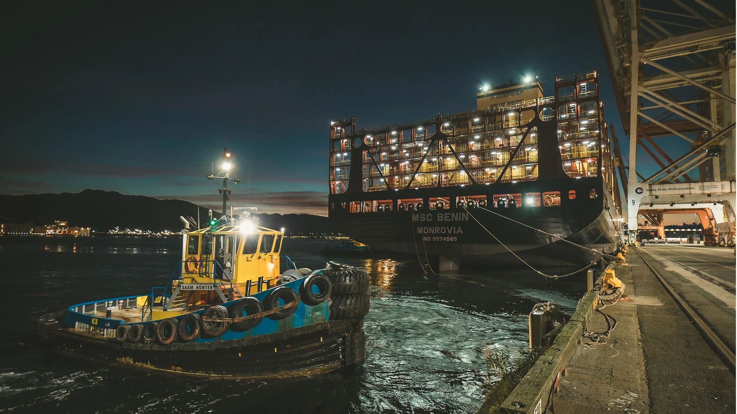 Tournage au siège social de MSC Canada à Montréal